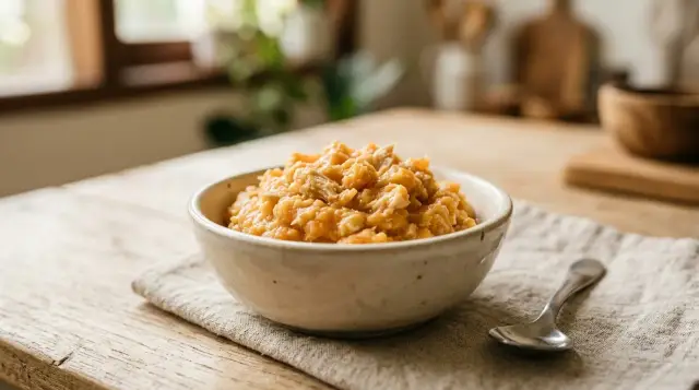 Mashed Chicken and Sweet Potato - 9–10 months