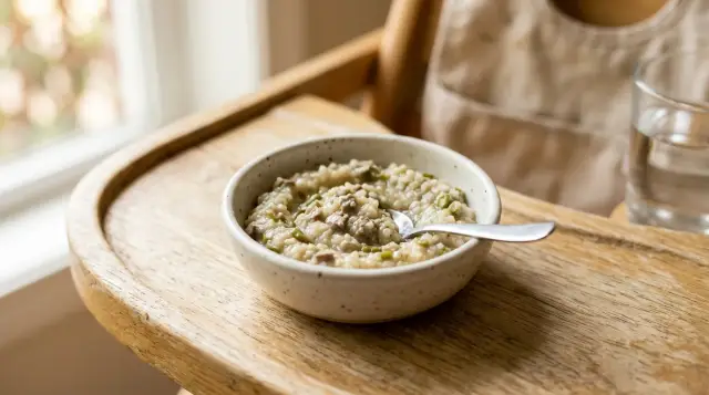 Beef Liver and Vegetable Porridge - 9–10 months