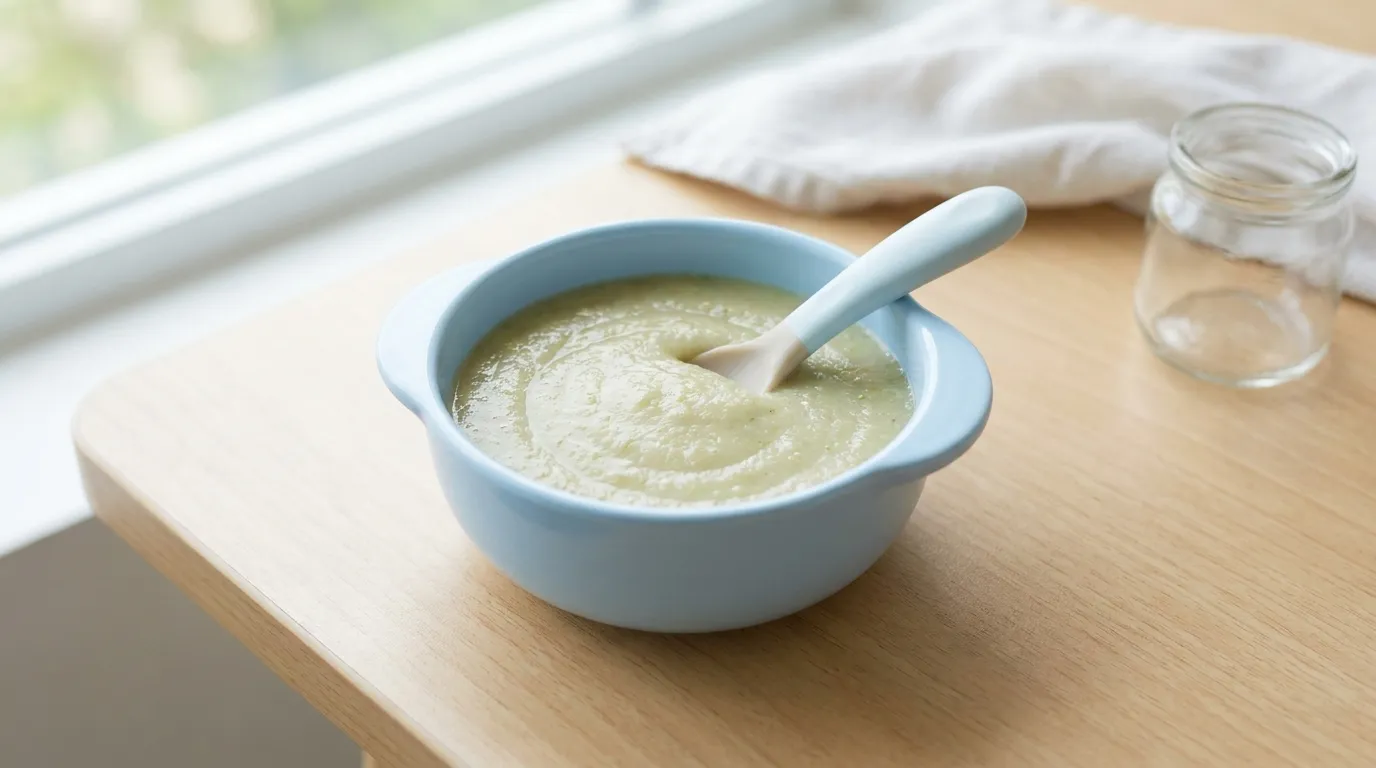 Snakehead Fish and Green Bean Porridge - 7–8 months