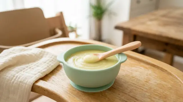 Chayote, Coconut Milk and Tofu Porridge - 7–8 months
