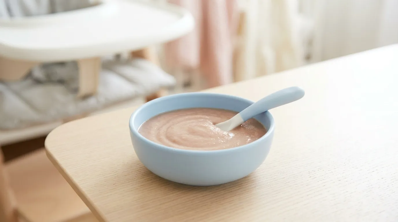 Salmon and Red Bean Porridge - 7–8 months