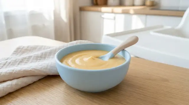 Egg and Tempeh Porridge - 7–8 months