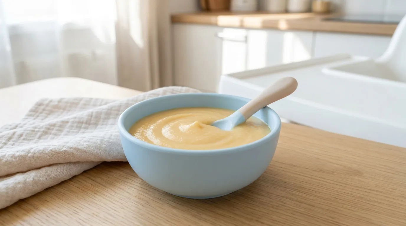 Egg and Tempeh Porridge - 7–8 months