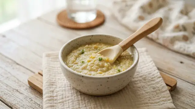 Chicken and Corn Cream Soup - 9–10 months
