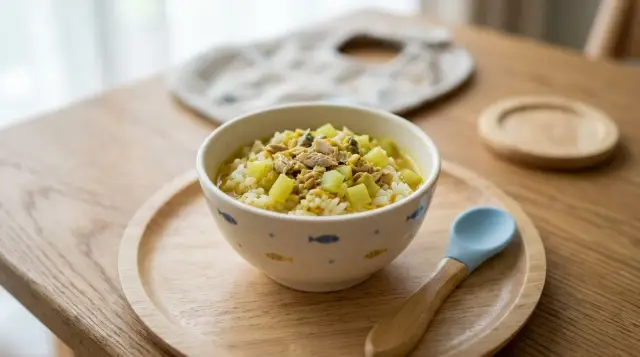Rice with Yellow Fish Curry - 1–5 years