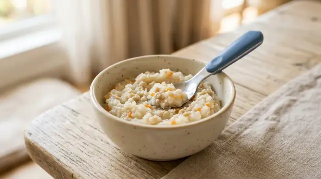 Free-range Chicken and Carrot Steamed Rice - 9–10 months