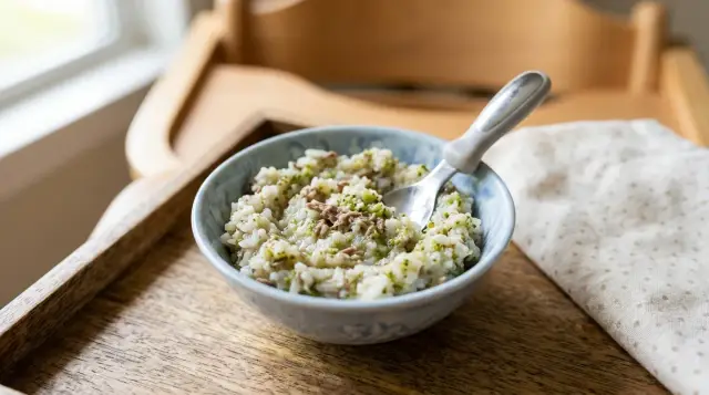Beef and Broccoli Steamed Rice - 9–10 months