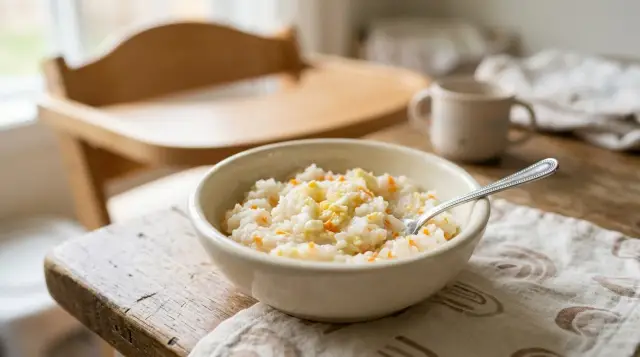 Quail Egg Steamed Rice - 9–10 months