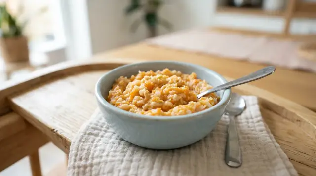 Carrot Steamed Rice - 9–10 months