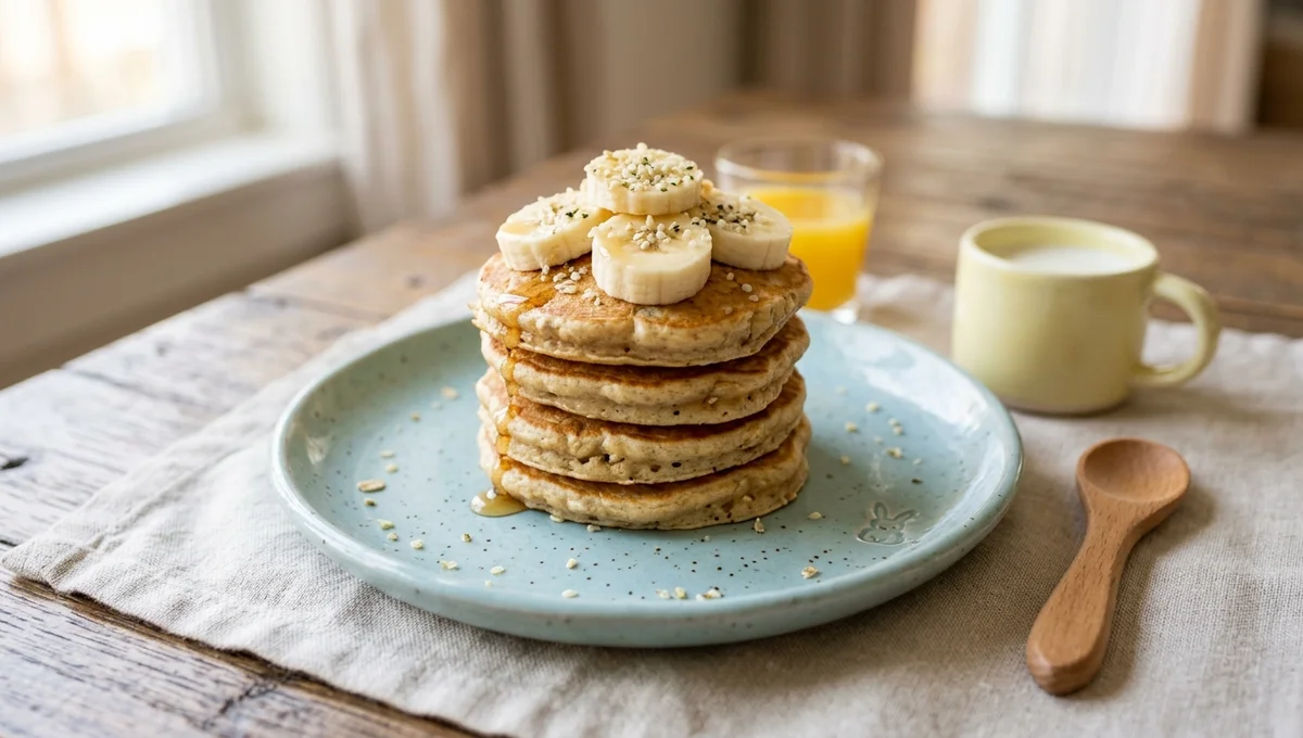 Banana Oat Pancakes - 1–5 years