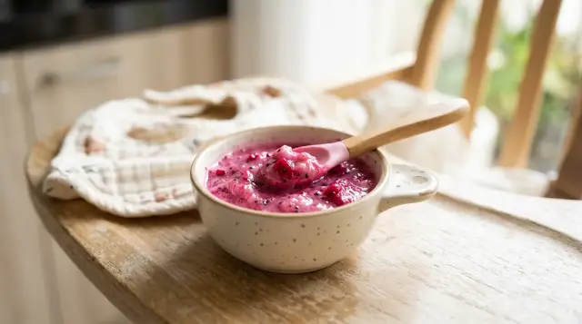 Dragon Fruit Pudding - 9–10 months