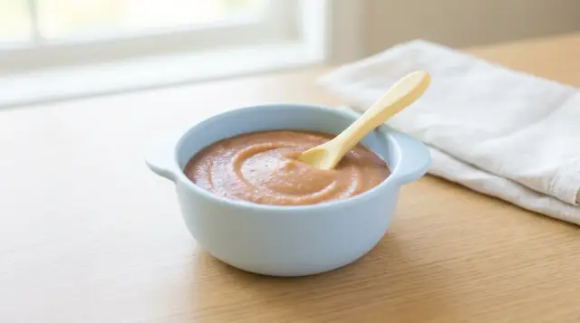 Sweet Corn and Red Spinach Puree - 7–8 months