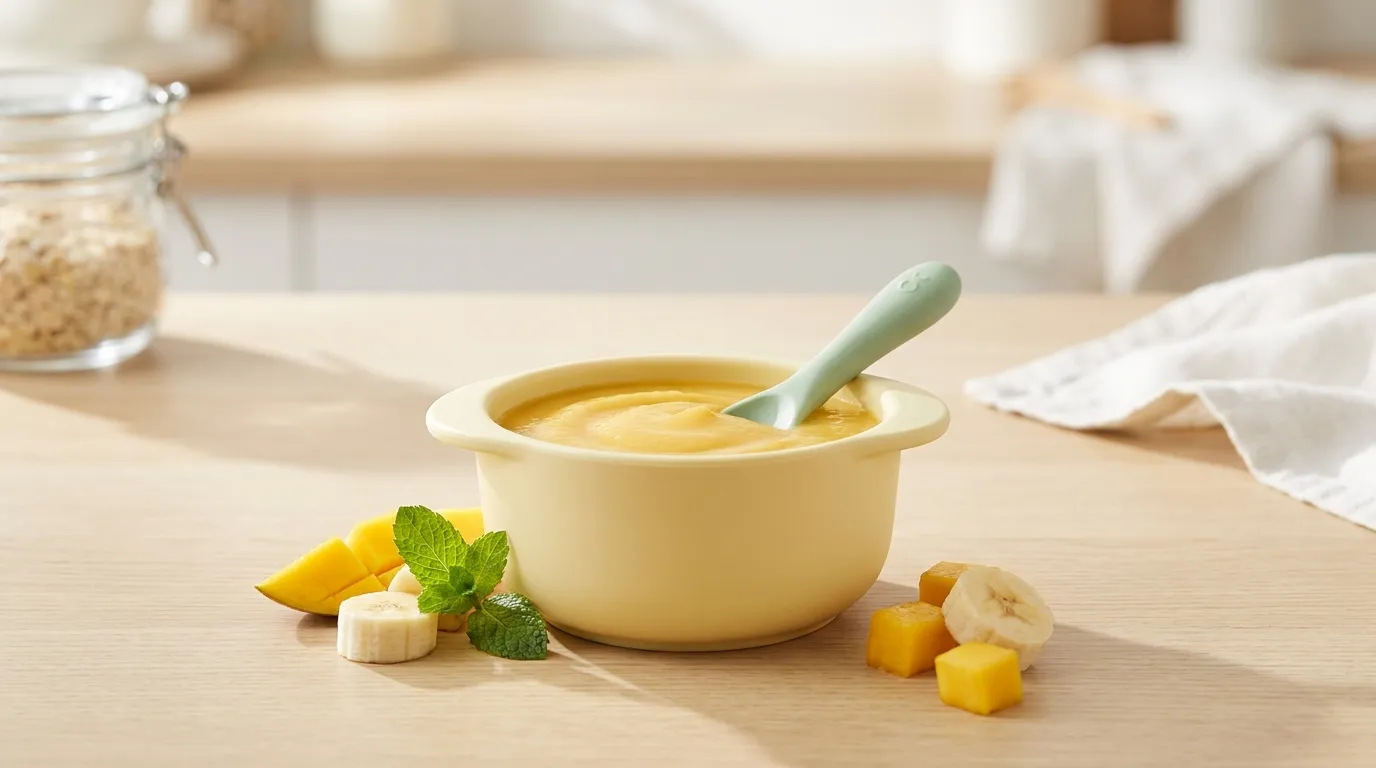Mango Banana Puree - 7–8 months