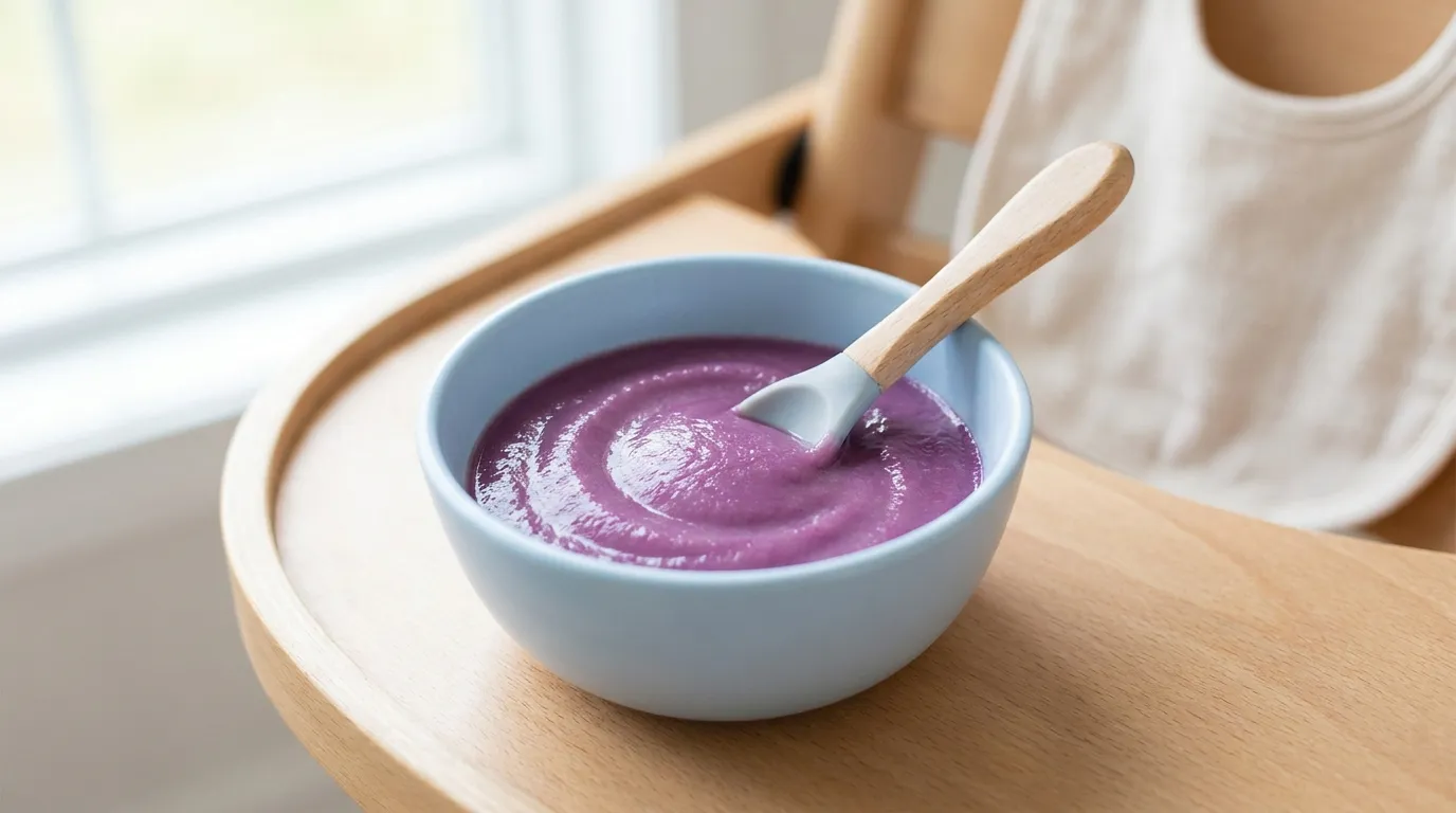 Purple Sweet Potato and Pineapple Puree - 7–8 months