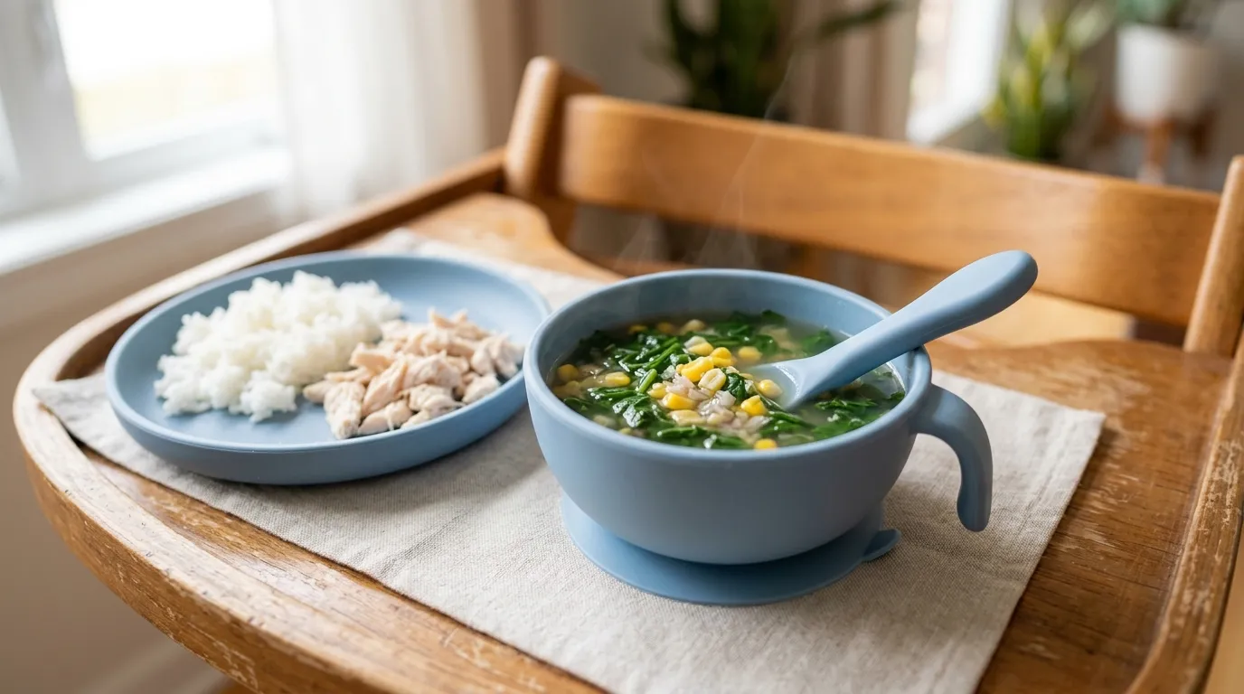 Sayur Bayam Jagung Bening - 1–5 tahun
