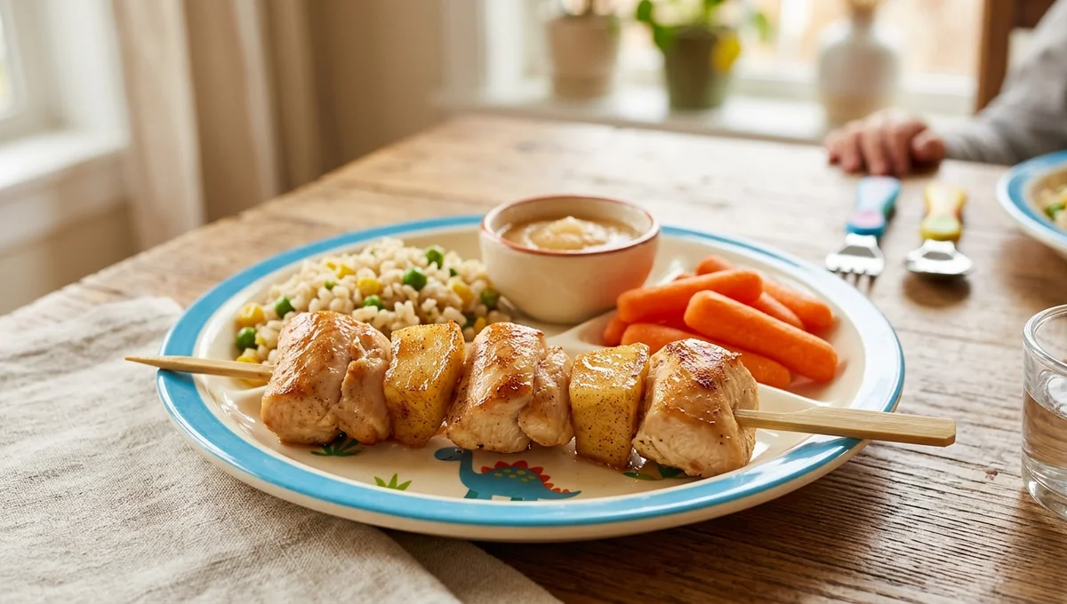Chicken & Apple Skewers - 1–5 years