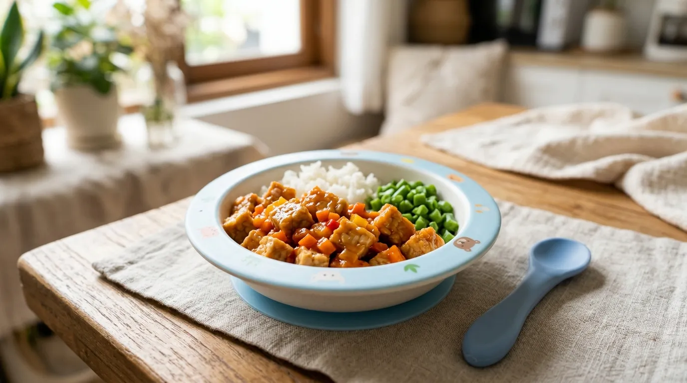 Tempeh-Tuna Steak with Sweet & Sour Sauce - 1–5 years