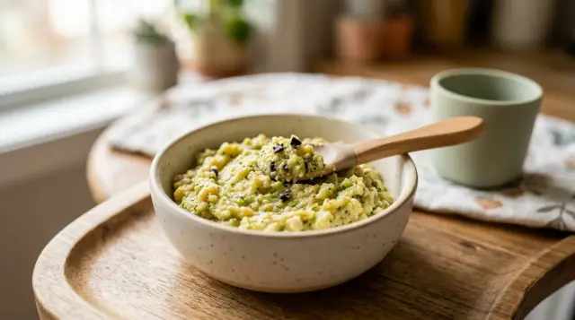 Steamed Egg and Broccoli - 9–10 months