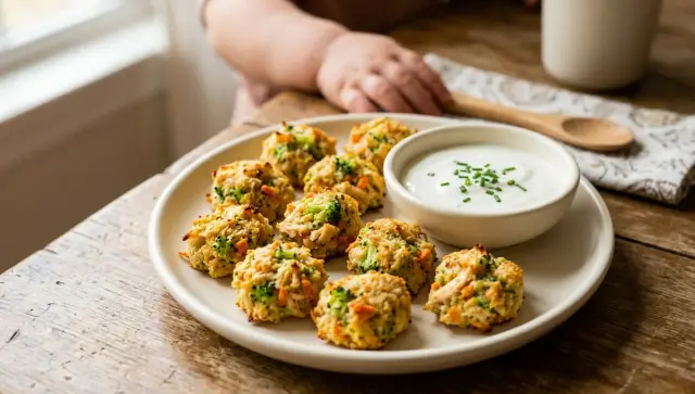 Bola-Bola Ayam Sayur Mini - 9–10 bulan